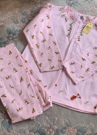 Нова піжама штани кофта брендова рожева