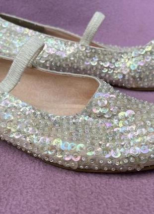 Туфлі туфли с паетками little miss pink