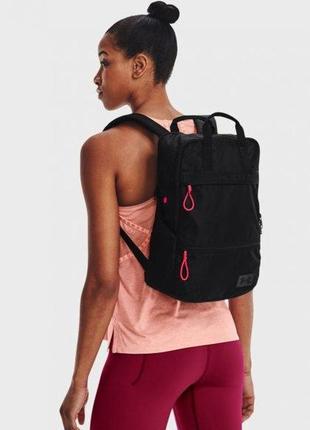 Рюкзак ua essentials backpack чорний жін 27х40х12 см (1369215-001)3 фото