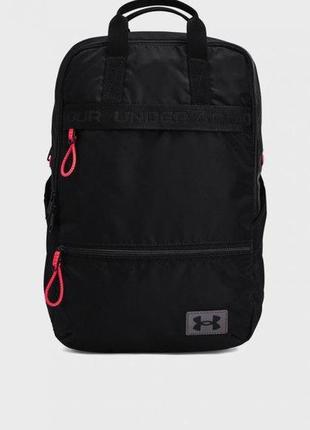 Рюкзак ua essentials backpack черный жен 27х40х12 см (1369215-001)