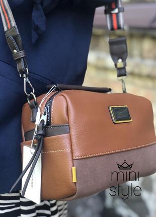 Сумка на довгій ручці cross-body сумочка трендова і стильна кроссбоди david jones2 фото