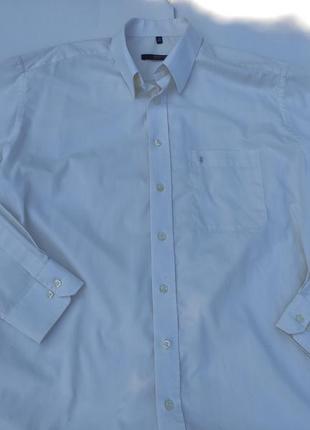 Мужская рубашка молочного цвета эterna l (у-171м)