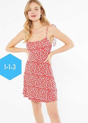 Новое! платье в цветочек new look 16 рр