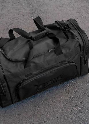 Большая спортивная сумка  everlast черная на 60 литров4 фото