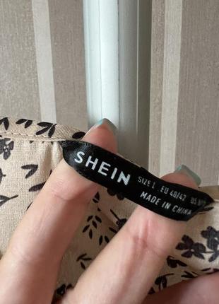 Майка топ в цветочек shein6 фото