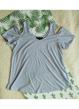 Футболка/топ с открытыми плечами 💙