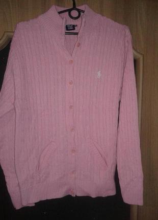 Кофта ніжно-рожевого кольору polo sport xxl.