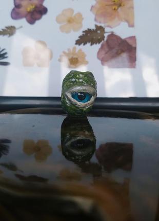 Дредобусина глаз с глины ручная работа уникальный