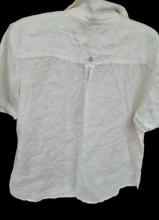 Блуза рубашка bonita лен2 фото
