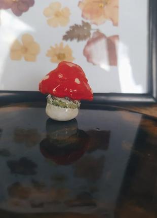 Дредобусина гриб із глини ручна робота — унікальний2 фото