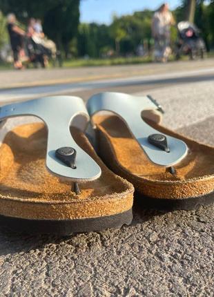 В'єтнамки birkenstock gizeh graceful matcha birko-flor шльопанці сандалі mayari yara taormina arizona made in germany 37 38 24 24.5 см5 фото