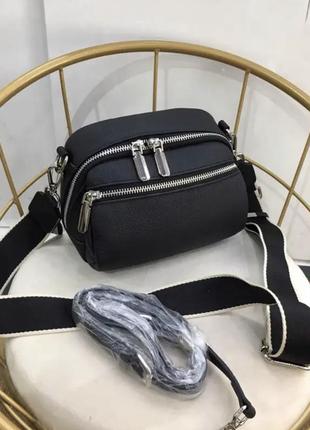 Женская кожаная сумочка небольшого размера3 фото