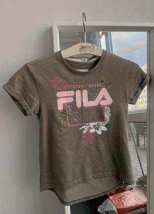 Футболка fila 134-140 ! на дівчинку ! оригінал