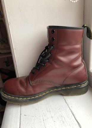 Dr martens 1460 cherry red3 фото