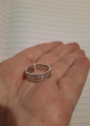 Кольцо серебро, р.173 фото