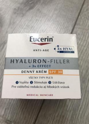 Дневной крем eucerin hyaluron-filler против морщин spf-30 50 мл2 фото
