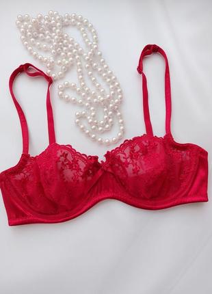 70d la senza роскошный мягкий бюстгальтер балконет с вышивкой  на косточках