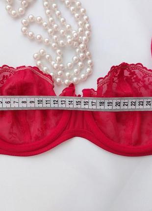 70d la senza роскошный мягкий бюстгальтер балконет с вышивкой  на косточках8 фото