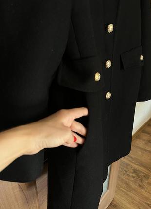 Стильная шерстяное пальто пиджак зара блэйзер шерсть ланы размер л5 фото