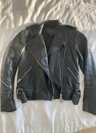 Biker leather jacket