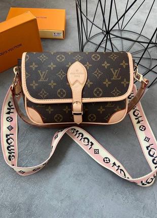 Сумочка в стилі louis vuitton / louis vuitton / коричнева сумочка