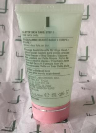 Сильнодіюче рідке мило для жирної шкіри clinique all about clean liquid facial soap, 30 мл