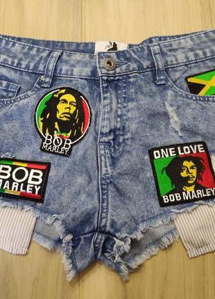 Джинсові шорти denim co bob marley