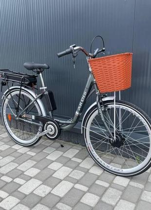 Электровелосипед 26" cubic-bike с аккумулятором в багажнике "lido" 450w 10ah 48v panasonic