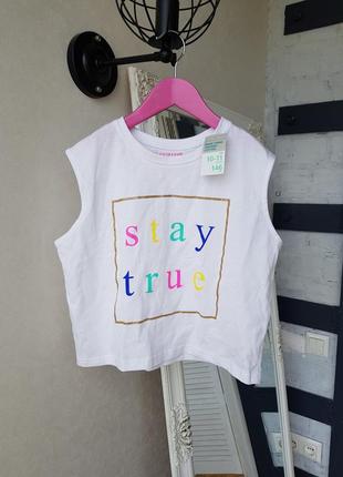 Трикотажная футболка майка