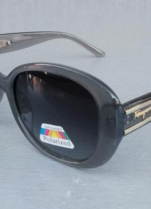 Salvatore ferragamo окуляри жіночі сонцезахисні сірі поляризированые2 фото
