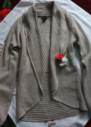 Кардиган  свитер кофта ковта бежевый цвет4 фото