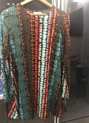 Стильная туника свободная 6