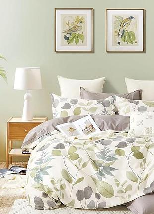 Евро комплект постельного белья сатин комплект постільної білизни