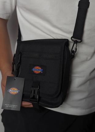 Барсетка dickies черная сумка мужская / женская