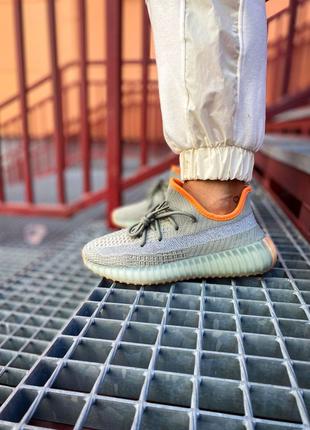 Кроссовки adidas yeezy boost 350 grey orange