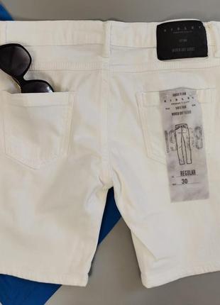Стильные джинсовые женские шорты sisley, италия, р.m/l7 фото