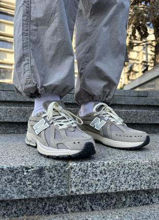 Женские кроссовки new balance 1906r dark beige3 фото