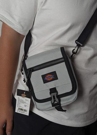 Барсетка dickies сіра сумка чоловіча / жіноча