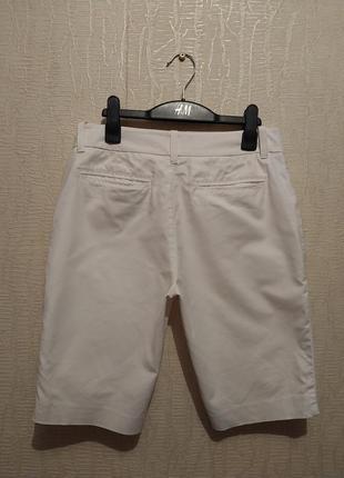 Белые натуральные хлопковые брендовые шорты ralph lauren7 фото