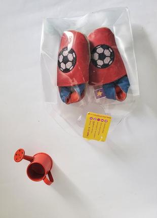 Кожаные пинетки для мальчика4 фото