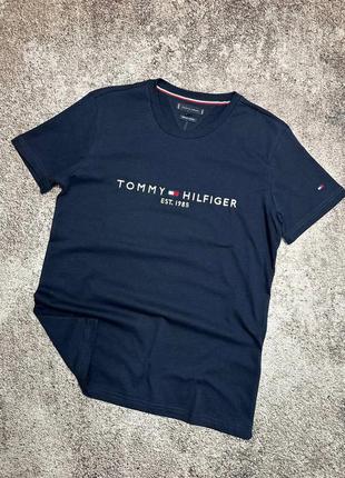 Трендовая футболка tommy hilfiger 16, футболка томи хилфигер4 фото