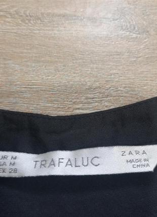 Рубашка черная zara новая с накладными карманами3 фото