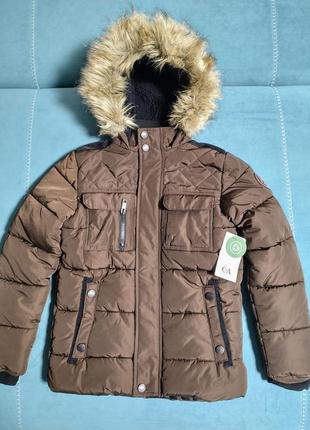 Зимняя куртка c&a германия 140-146р.1 фото