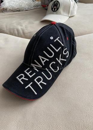 Кепка бейсболка черная renault trucks