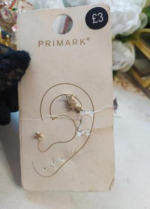 Сережки для пірсингу вуха від primark2 фото