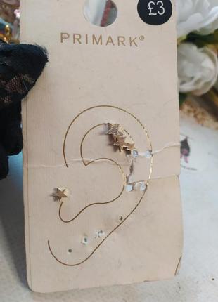 Сережки для пірсингу вуха від primark1 фото