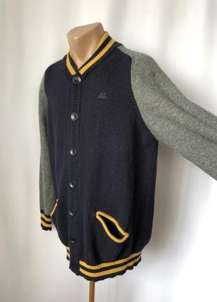 Kappa кофта бомбер шкільна куртка вовняна letterman jacket y2k 90ті