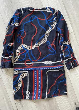 Платье пиджак сатиновое с принтом канатов и кирпичное платье7 фото