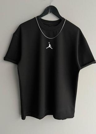 Качественная премиум футболка оверсайз в стиле jordan джордан стильная трендовая молодежная