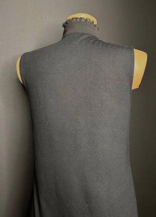 Черная блуза жебо бренда ralph lauren5 фото